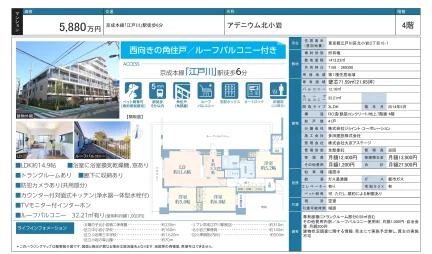 アデニウム北小岩 4階 0