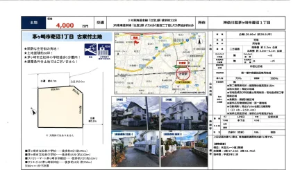 角地の古家付土地 0