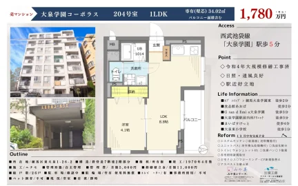 大泉学園コーポラス 204号 0