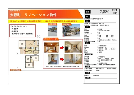 彦根市大藪町リノベーション物件 1階 0