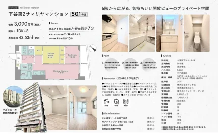 下谷第2サマリヤマンション 501号室 501号 0