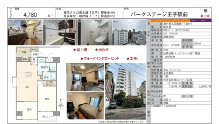 パークステージ王子駅前 11号 0