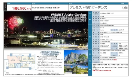 プレミスト有明ガーデンズ 13号 0