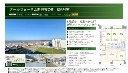 アールフォーラム新浦安C棟 803号室 803号 0