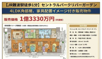 セントラルパークリバーガーデン 310号 0