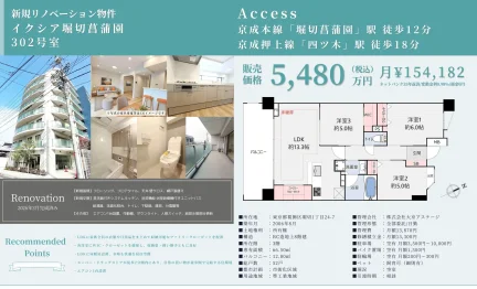イクシア堀切菖蒲園 302号 0