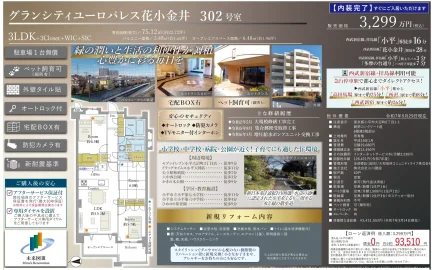 グランシティユーロパレス花小金井 302号 0