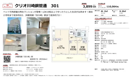 クリオ川崎鋼管通 301 301号 0