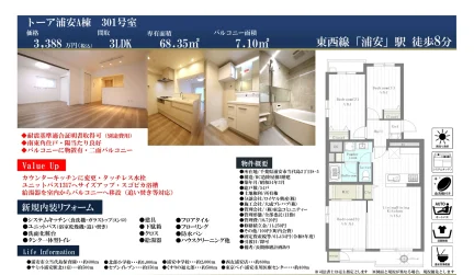 トーア浦安A棟 301号 0