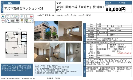 アズマ宮崎台マンション405 405号 0