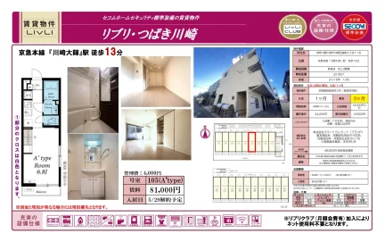 リブリ・つばき川崎 105号 0