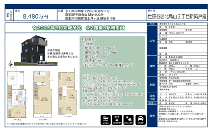 世田谷区北烏山2丁目新築戸建 0