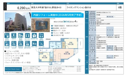ライオンズマンション旗の台 8号 0