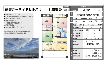 須磨シーサイドヒルズI 4階 0