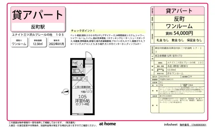 ユナイト三ツ沢ルプレールの杜 105 105号 0