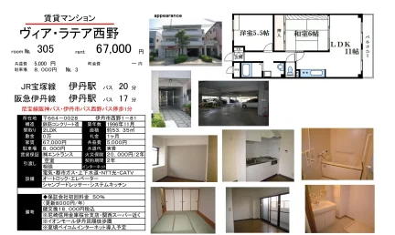 ヴィア・ラテア西野 305号 0