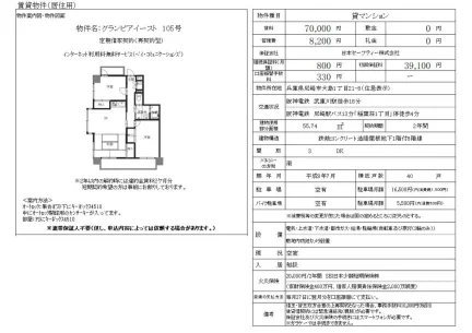 グランピアイースト 105号 0