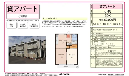 小川橋ハイツA 202 0