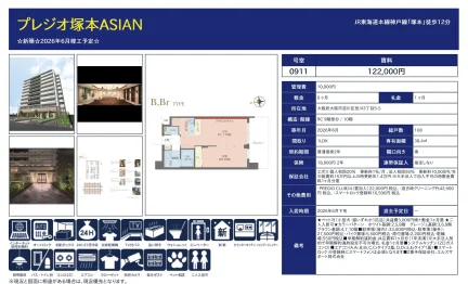 プレジオ塚本ASIAN 0911号 0