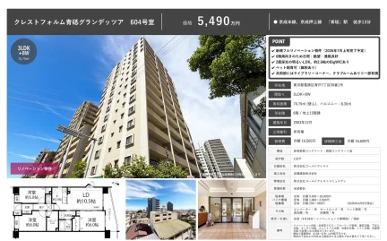 クレストフォルム青砥グランデッツア 604号 0