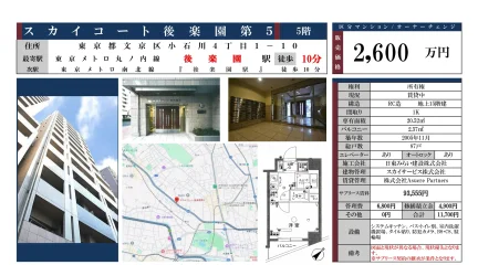 スカイコート後楽園 第5 5号 0