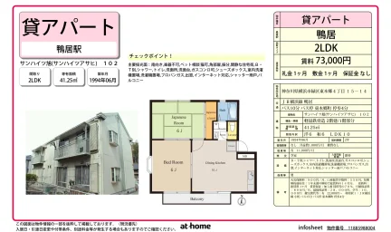 サンハイツ旭 102号 0