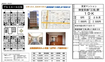 プルミエール江坂 205号 0