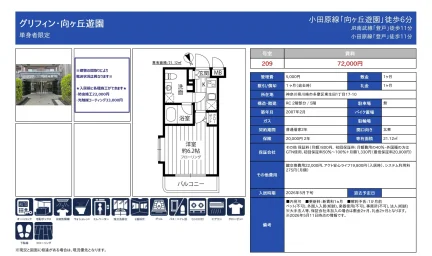 グリフィン・向ヶ丘遊園 209号 0