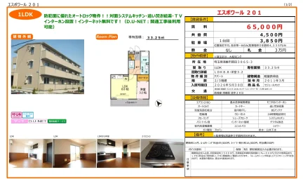 セジュールオッツ 201号 0