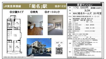 MAC菊名ホームズ 201号室 201号 0