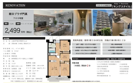 アスターサービス保証付き Kings × Renovation RENOVATION 『キングスタイル』 703号 0