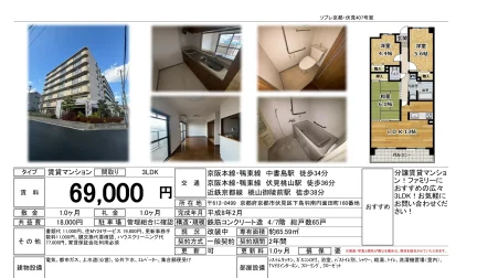 ソブレ京都・伏見 407号 0