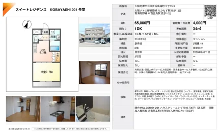 スイートレジデンス KOBAYASHI 201 号室 201号 0