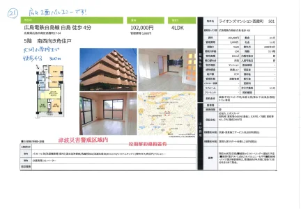 ライオンズマンション西霞町 501 0