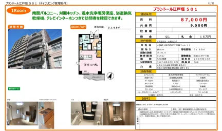 プランドール江戸堀 501 501号 0