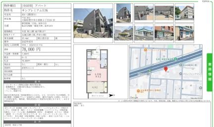 サンプレミアム江坂 203号 0