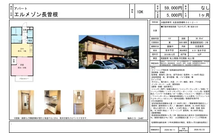 エルメゾン長曽根 101号 0