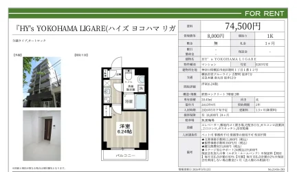 HY's YOKOHAMA LIGARE 0203号 0