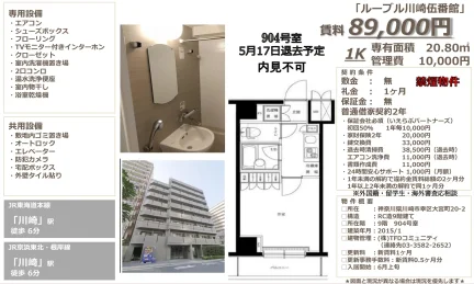 ルーブル川崎伍番館 904号 0