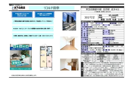 リコルテ田奈 301号 0