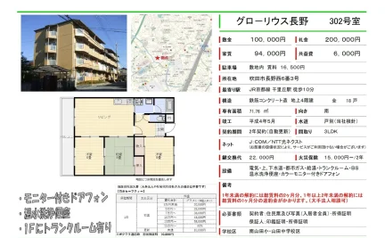 グローリウス長野 302号 0