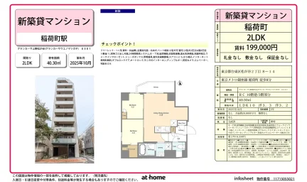 Brand New 2LDK Condo in Matsugaya 0