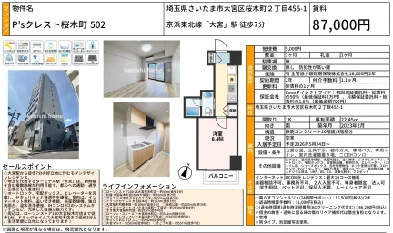 P'sクレスト桜木町 502 502号 0
