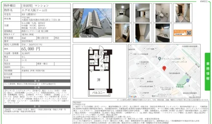 エグゼ大阪ドームII 203号 0