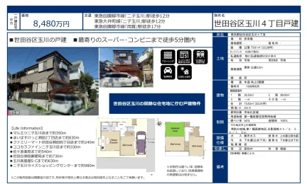 世田谷区玉川4丁目戸建 0