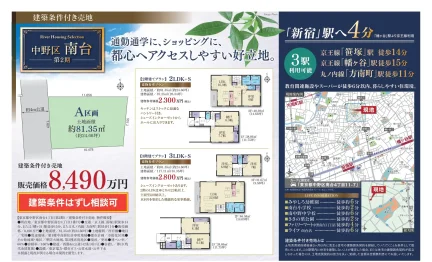 建築条件付き売地 0
