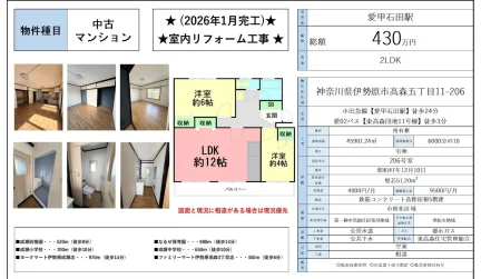 愛甲石田駅 206号室 0