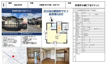 阿見町中郷2丁目テナント 1 0