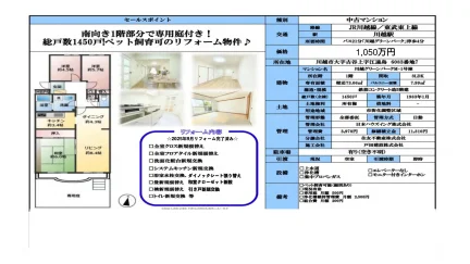 川越グリーンパーク M-1号棟 0