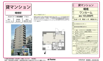 スカイコート新宿曙橋 0